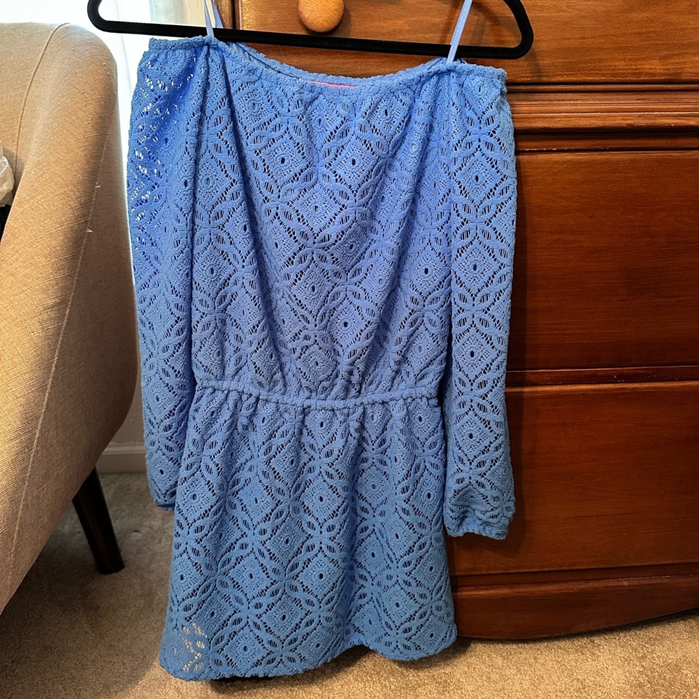 Lilly Pulitzer Lana skirt romper 00 NWT blue